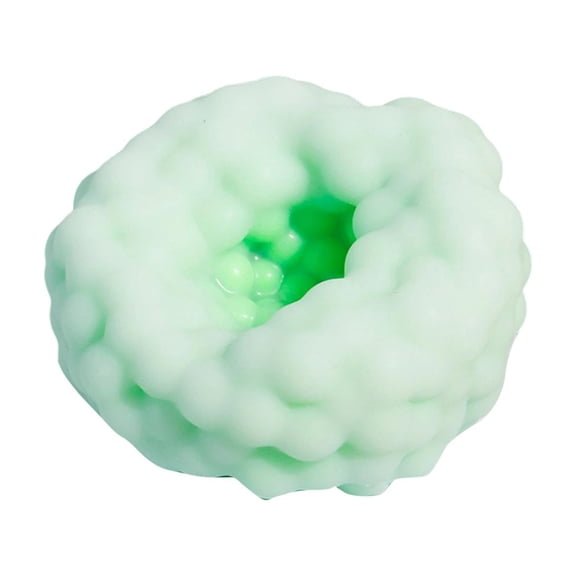 Stress Balls Shapeable Squeeze Kits with Sound Portable Stress Relief Balls, Cute Squishy Dumpling, Squishy Dumpling Doll, Silicone Bun Sensory Fidget Dolls, Hand Pinching Decompression Dolls