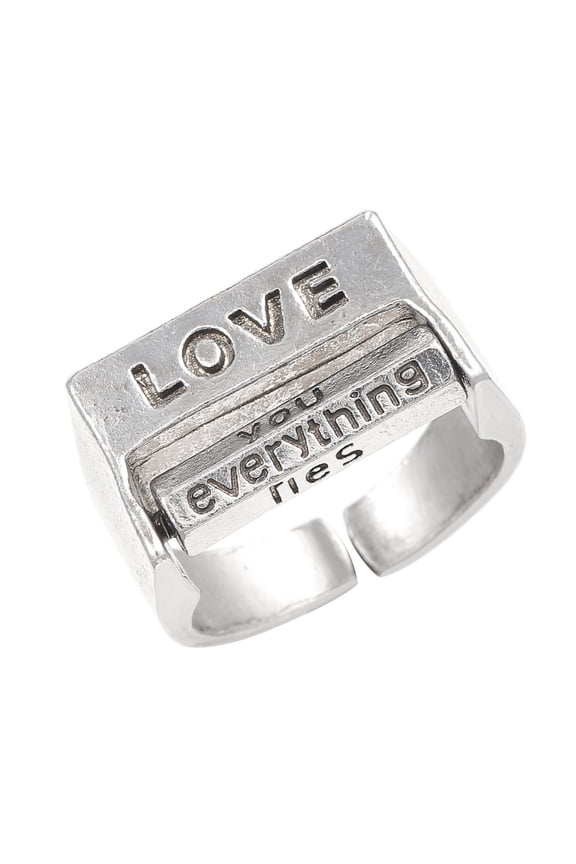 Stress Reducing Rotatable Ring Adjustable Ring for Students and Professionals