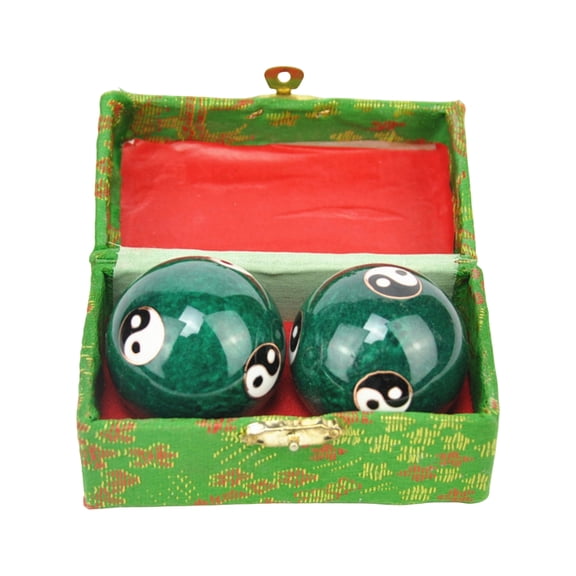 Stress Relief Baoding Balls, Hand Exercise & Grip Strength Training Balls, Portable Finger Rehabilitation Massage Balls