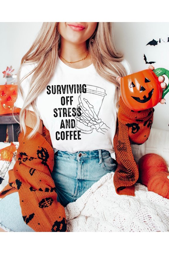 Stress Relief Coffee Lover's Graphic T-Shirt | Next Level Raglan Style with Free Shipping