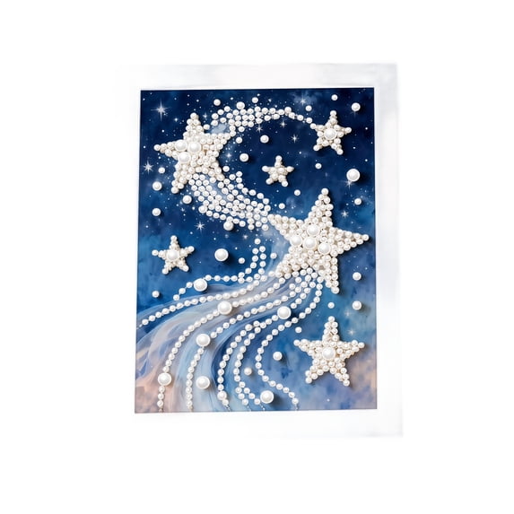 Stress Relief DIY Craft Diamond Art Kits, Full Rhinestone Diamond Painting Supplies, Multi Design Wall Art Decor Kit