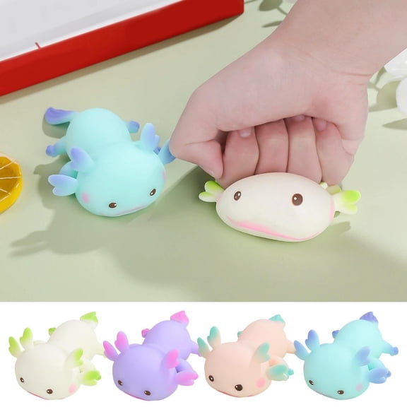 Stress Relief Fidget Toys, Realistic Salamander Slow Rise Squeeze Toys for Adults, Soft TPR Sensory Anxiety Relief Items, Cute Portable Decompression Tool for Office Desk Gift by PALIFEUR
