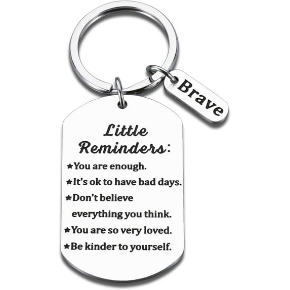 Stress Relief Gifts, Little Reminders Keychain,Mental Health Gifts, Long Distance Gifts, Back to School Gift,First Day of School for Student, Birthday Gifts for Friends, Get Well Soon Gifts