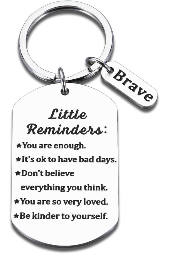 Stress Relief Gifts, Little Reminders Keychain,Mental Health Gifts, Long Distance Gifts, Back to School Gift,First Day of School for Student, Birthday Gifts for Friends, Get Well Soon Gifts