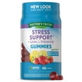 Nature's Truth Stress Relief Gummies Gaba, L Theanine, Vegan, Gluten