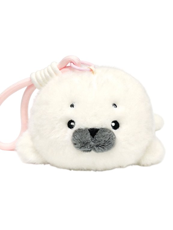 Stress Relief Plush Ball, Cute Squeeze Stuffed Doll Pendant Soft Cuddly Animal Figure Hanging Keychain Desk Ornament Portable Comfort Toy Decompression Gift