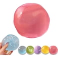 thumbnail image 1 of Stress Relief Sensory Tool, Transparent Coconut Oil Squeeze Gadget for Anxiety Reduction, 2in Size, Soft Tactile Experience, Fun Fidget Accessory for Home Office Commute, Perfect Gift Idea (Pink), 1 of 7