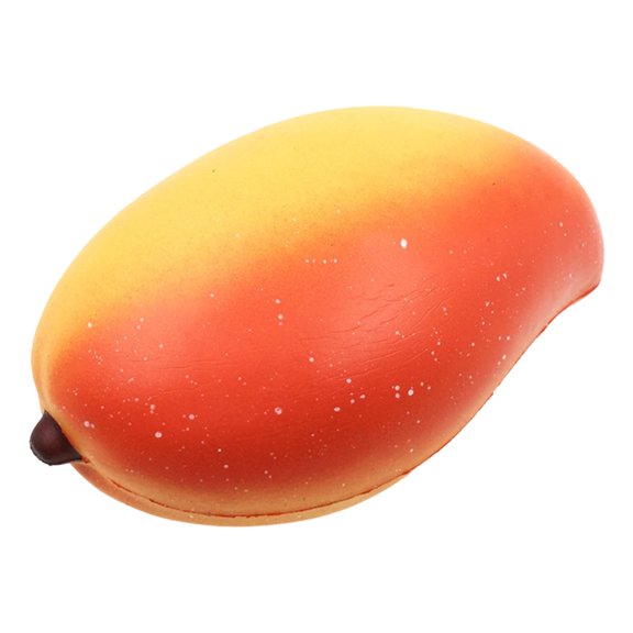 Stress Relief Soft Simulation Mango Fruit Squeeze, Slow Rising Stress Relief Ball, Realistic PU Simulation Mango Sensory Ball, Soft Squeeze Anxiety Relief Ball, Easter Egg Fillers Party Favors Gifts