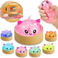 thumbnail image 1 of Stress Relief Squeeze Squishy Dumpling, Soft Fidget Sensory Squishies Anxiety Relief Balls Party Favors Gift, 1 of 5