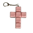 thumbnail image 1 of Stress Relief Squishy Toy – Cross-Shaped Silicone Keyboard Key Fidget Sensory Toy with Slow-Rebound & Tactile Feedback for Desk, Study, Car & On-the-Go Use, 2.4 Inch, 1 of 5