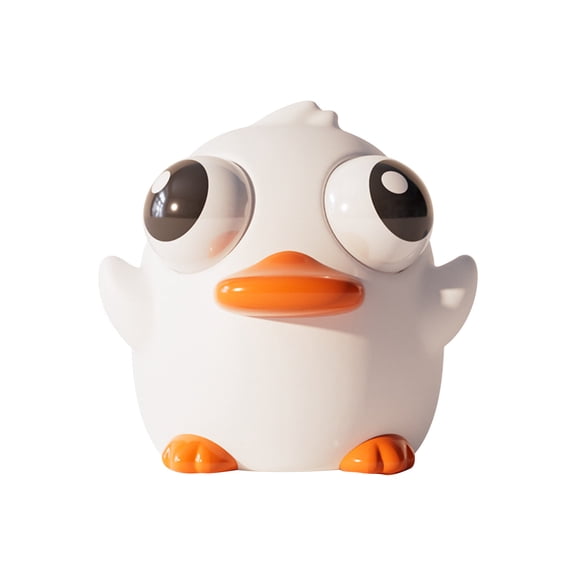 Stress Relief Toys Fidget Toys Cute Pop Eye Squeeze Duck for Anxiety Relief and Habit Breaking 1 Pack Soft Material for and Adults