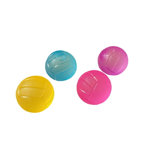 Stress Relief Volleyball Toy – Soft Translucent TPU Squeeze Ball for Anxiety Relief, Office Desk Decoration & Focus Aid, 3.5 Inch