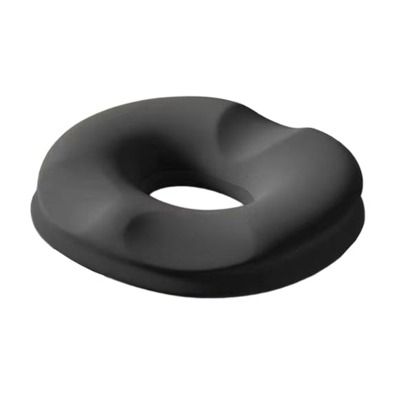 Stress-Relieving Thickened Chair Cushion Soft Memory Foam Seat Cushion for Office Chair Kitchen Dining Desk Wheelchair Non-Slide Bottom Round Pad