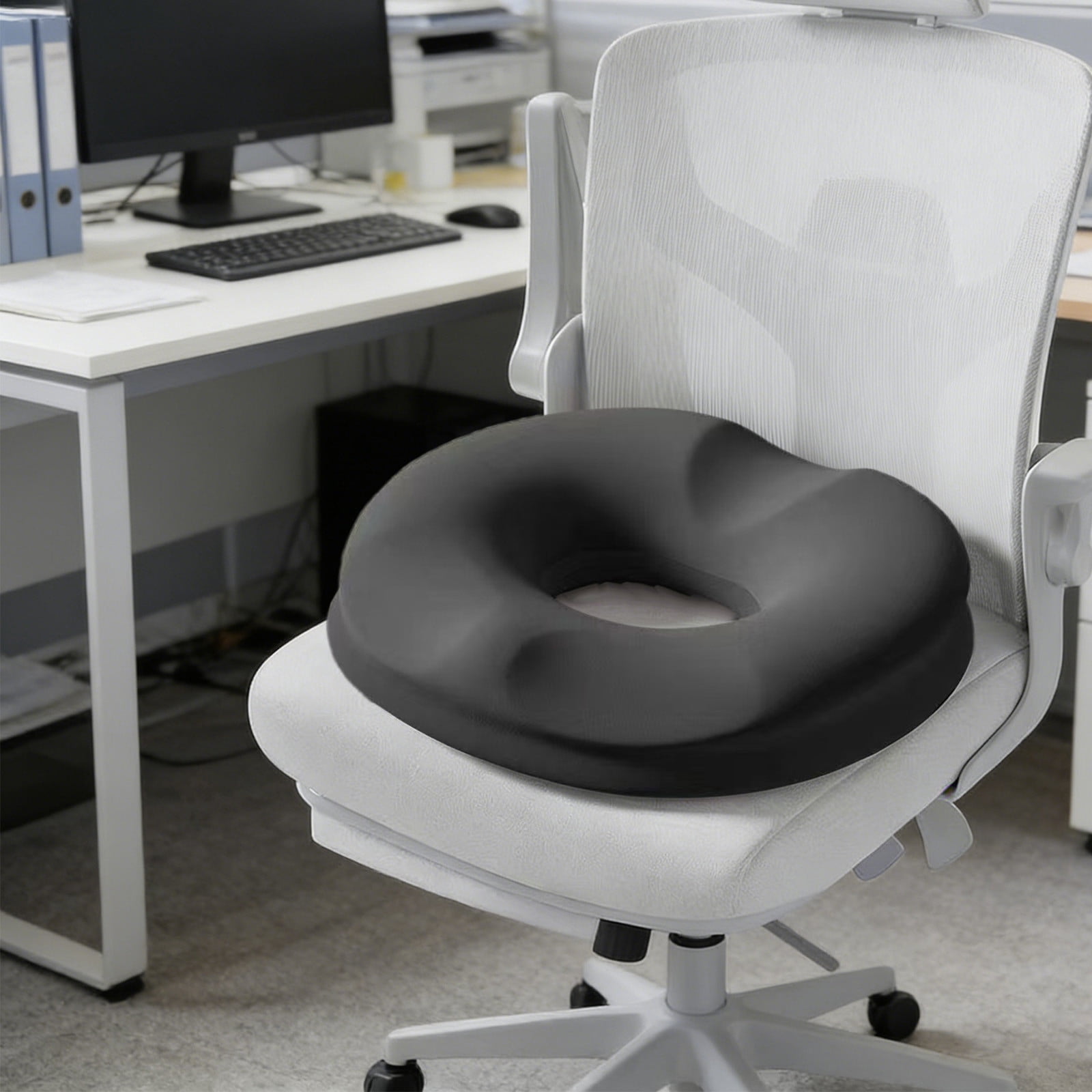 Stress Relieving Thickened Chair Cushion – Soft Memory Foam Seat ...