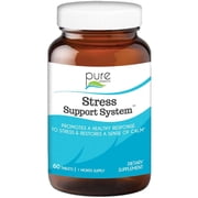 Pure Essence Labs - Stress Support System, Daily Stress Balance & Calm Support - 60 Tablets
