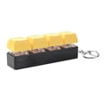 thumbnail image 1 of Stress Toy, Keyboard Squeeze Toy, 3.5X1inPlastic, Squeeze Keyboard, Keychain Squeeze, Sensory Squeeze, Relaxation Relaxation Toys, Yellow, 1 Pc, 1 of 9