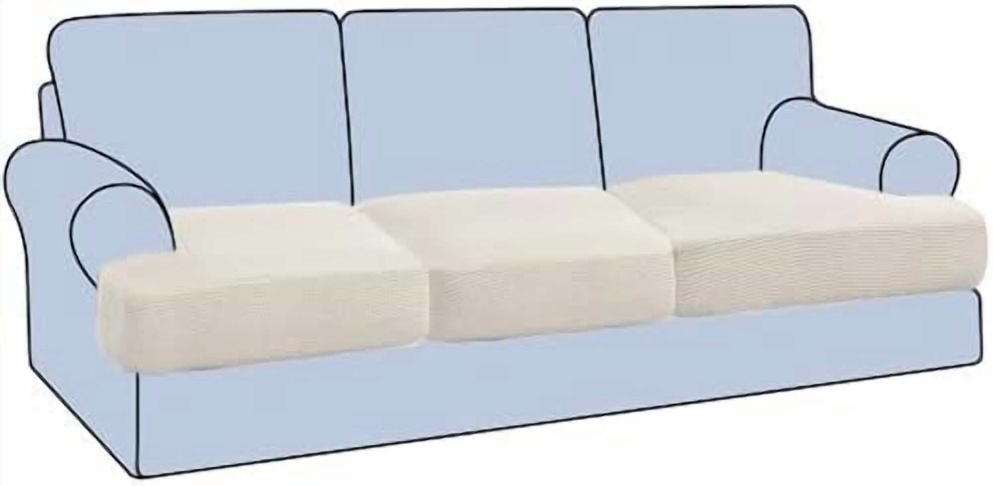 3 Piece T Cushion Chair Slipcover