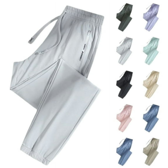 Stretch Active Pants for Women Beeswan Pants for Women, Featuring Stretch Active and Quick-Drying Technology for Comfort Light Gray M