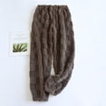 thumbnail image 1 of Stretch Active Pants for Women New Womens Fleece Plaid Pajama Pants Winter Warm Lounge Trousers Fuzzy Cozy Flannel Sleep Pjs Bottoms Coffee L, 1 of 3