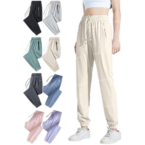 Stretch Active Pants for Women Over 50, 360° Ultra-Stretch Sport Trousers with Elastic Drawstring Waist, Durable and Versatile