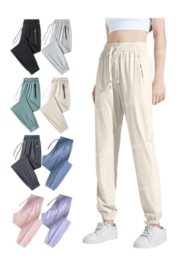 Stretch Active Pants for Women Over 50, 360° Ultra-Stretch Sport Trousers with Elastic Drawstring Waist, Durable and Versatile