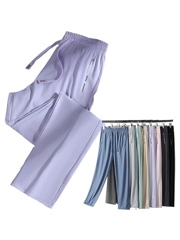Stretch Active Pants for Women Over 50, Comfy Womens Stretch Active Breathable Casual Pants