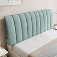 thumbnail image 1 of Stretch All-Inclusive Headboard Cover For Full Size Beds Thickened Anti-collision Headboard Slipcover Fleece Dustproof Protector Cover -green-190CM, 1 of 5