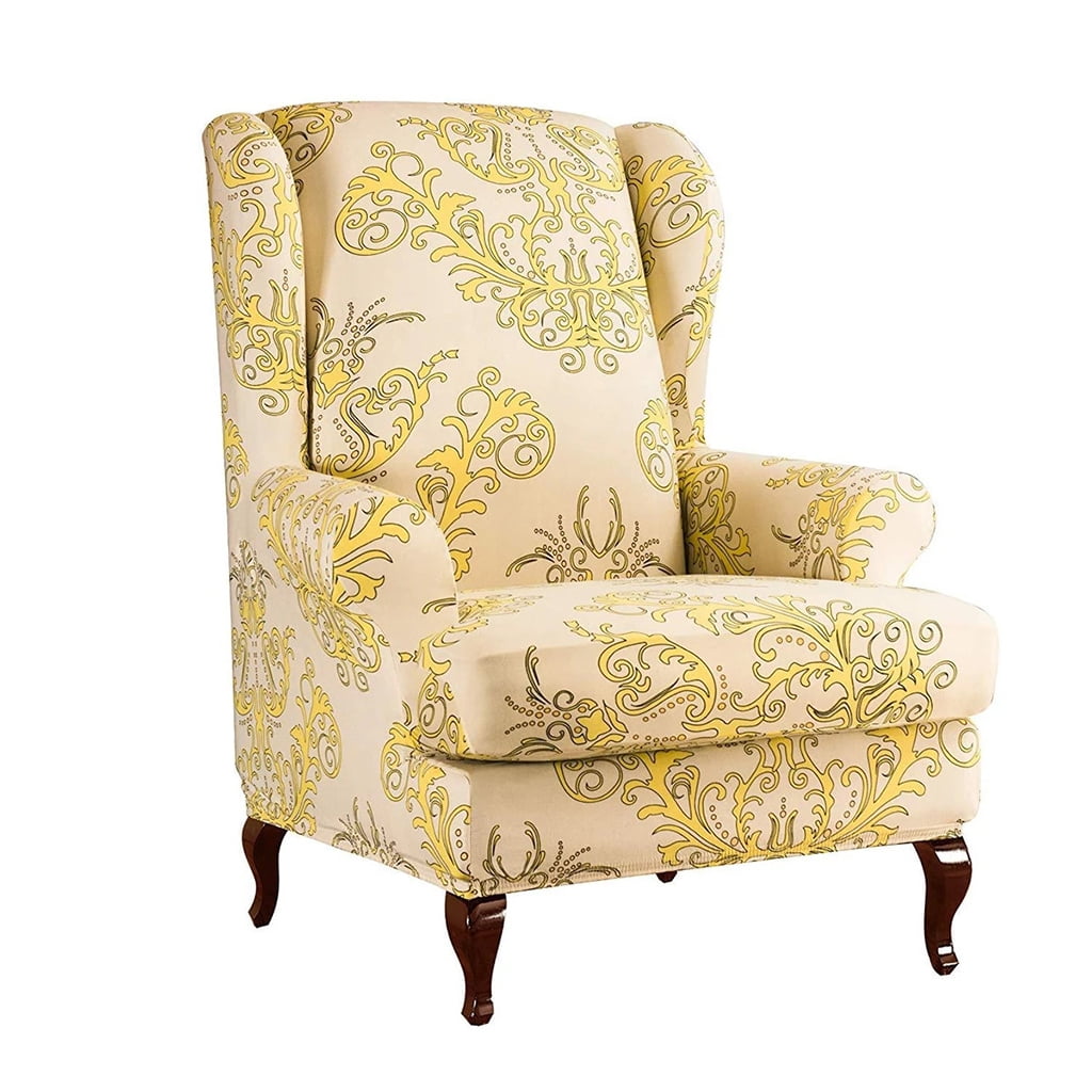 Stretch Armchair Chair,Feature Soft Wingback Chair Slipcover Furniture