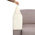thumbnail image 1 of Stretch Armrest Covers Anti-Slip Arm Covers for Chairs Sofa Armchair Slipcovers for Recliner Sofa  Beige, 1 of 4