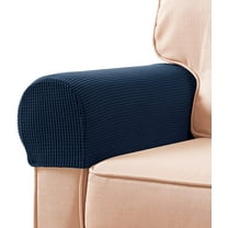 Stretch Armrest Covers Spandex Arm Covers for Chairs Couch Sofa Armchair Slipcovers for Recliner Sofa with Twist Pins 2pcs