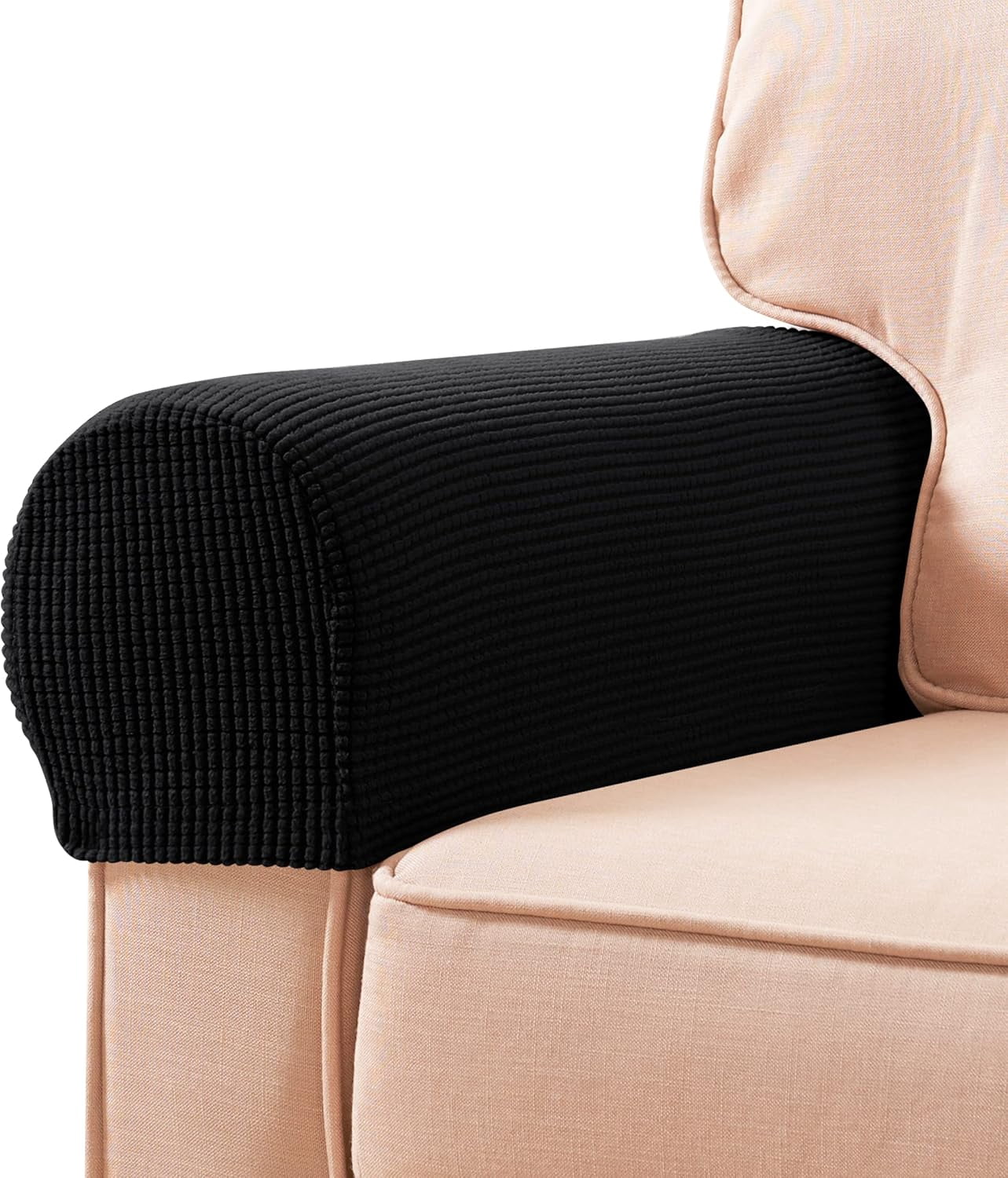 Stretch Armrest Spandex Arm Covers for Chairs Couch Armchair Slipcovers ...