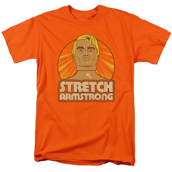 Stretch Armstrong Armstrong Badge S/S Adult 18/1 T-Shirt Orange