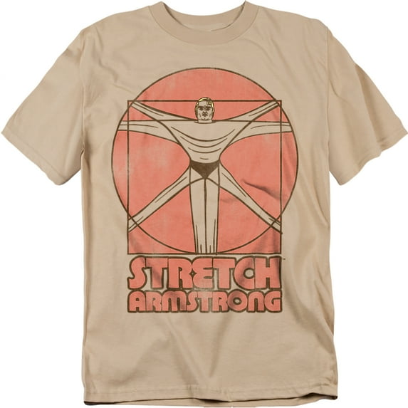 Stretch Armstrong T-Shirt Vitruvian Stretch Unisex Graphic Tee For Men & Women