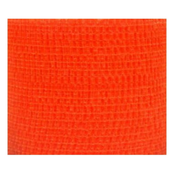 Stretch Athletic Tape 2 Inch - 6 Roll Set, Self-Adhesive Bandage for Wrist, Hands, Gauze, IVs - Orange Sports Tape for Support & Color Coding