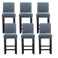 thumbnail image 1 of Stretch Bar Stool Cover, Pub Counter Stool Chair Slipcover Removable Washable Dining Chair Covers Spandex Dining Chair Covers With Elastic Bottom Furniture Protector-Dark gray-6, 1 of 8