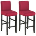 thumbnail image 1 of Stretch Bar Stool Covers, Soft Barstool Slipcover Elastic Spandex Furniture Chair Seat Cover with Elastic Bottom Dining Chair Covers Machine Washable for Living Room-Purple-Set of 2, 1 of 8