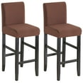 thumbnail image 1 of Stretch Bar Stool Covers, Soft Barstool Slipcover Elastic Spandex Furniture Chair Seat Cover with Elastic Bottom Dining Chair Covers Machine Washable for Living Room-Purple-Set of 2, 1 of 8