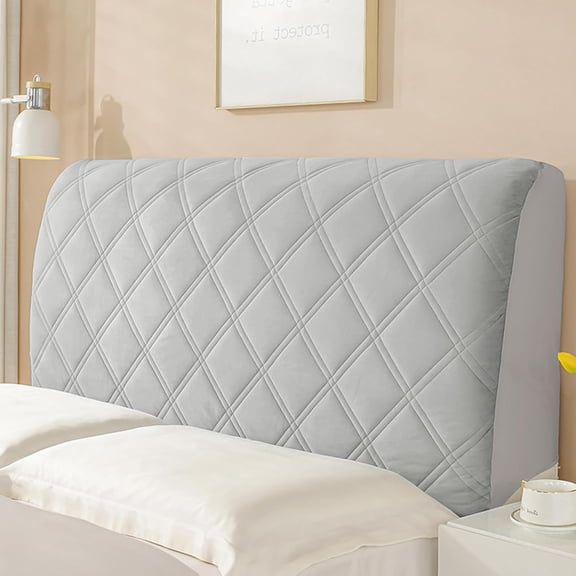 Stretch Bed Headboard Slipcover,Bed Headboard Cover for Queen, Dustproof Protector Cover for Upholstered Headboard Bedroom Decor Headboard Cover 59in