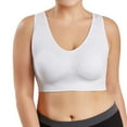 thumbnail image 1 of Stretch Bras New Women Solid Color Yoga Bras Plus Size Large Bra Sports Bra Full Bra Cup Tops Exercise Athletic Underwear Womens No Wire Bra White, 1 of 9