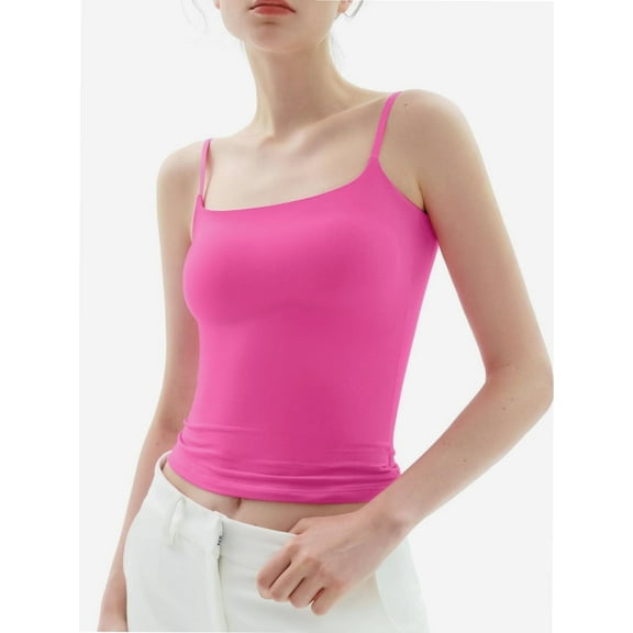 Stretch Camisole Tank Tops for Women - Spaghetti Strap Undershirt Cami Fits Women
