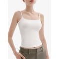 thumbnail image 1 of Stretch Camisole Tank Tops for Women - Spaghetti Strap Undershirt Cami Fits Women, 1 of 6