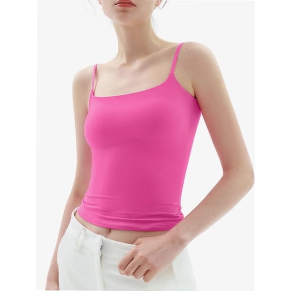 Stretch Camisole Tank Tops for Women - Spaghetti Strap Undershirt Cami Fits Women
