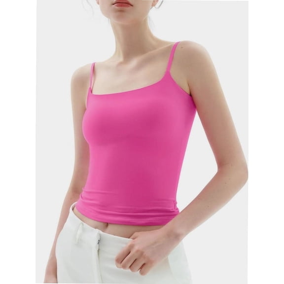 Stretch Camisole Tank Tops for Women - Spaghetti Strap Undershirt Cami Fits Women
