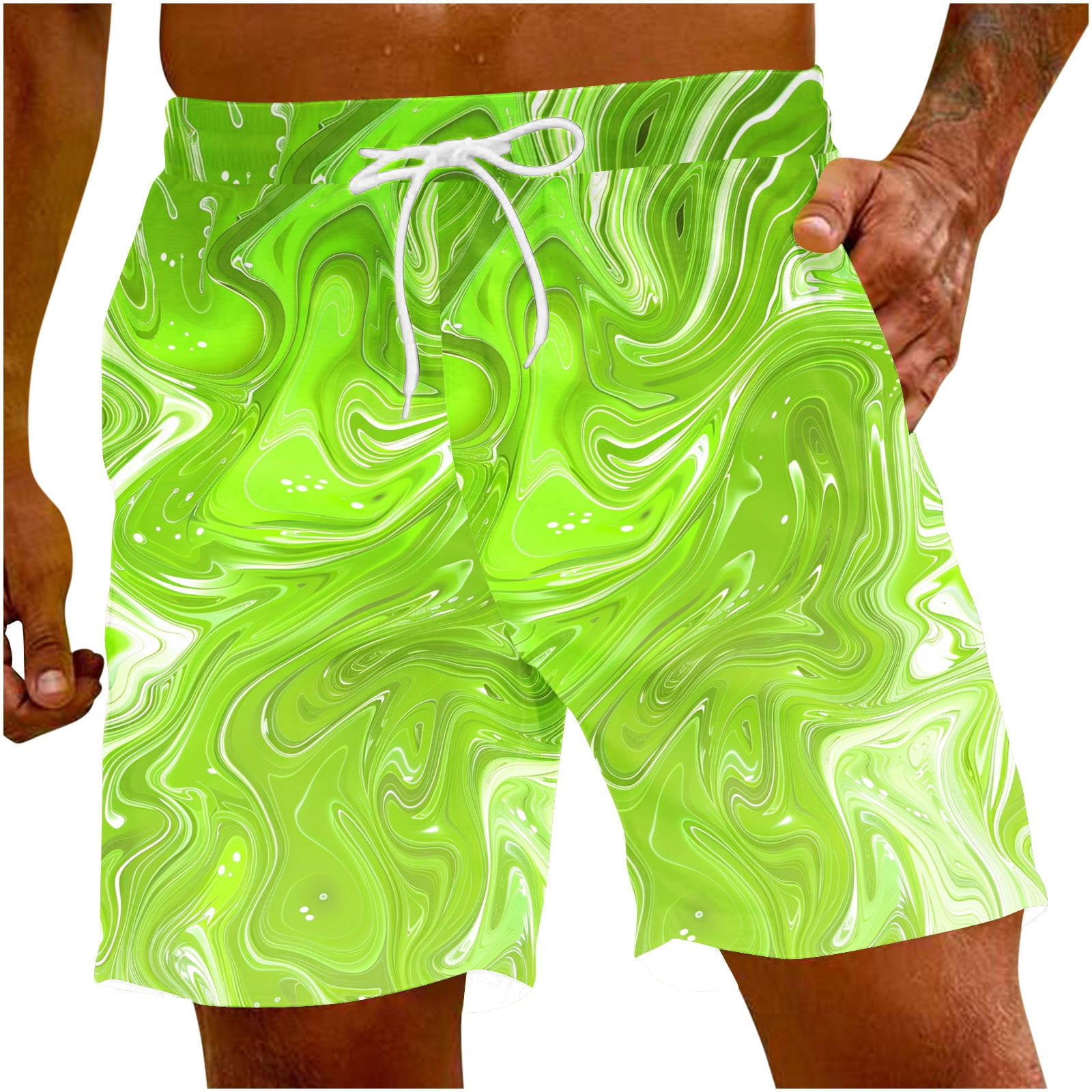 Stretch Cargo Shorts for Men Mens Extra Long Sweatpants Tall Sleeping