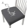 thumbnail image 1 of Stretch Chair Covers - Water Resistant, Spill Proof Dining Chair Covers | Stretchy Fabric, Easy Install, Machine Washable, Set of 1, Multiple Colors, 1 of 1