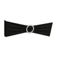 thumbnail image 1 of Stretch Chair Sashes and Bows for Wedding Decorations, Universal Elastic Spandex Chair Cover Bands with Rhinestone Buckle Bowknot, Banquet Party Ceremony Reception Chair Ties, 1 of 5