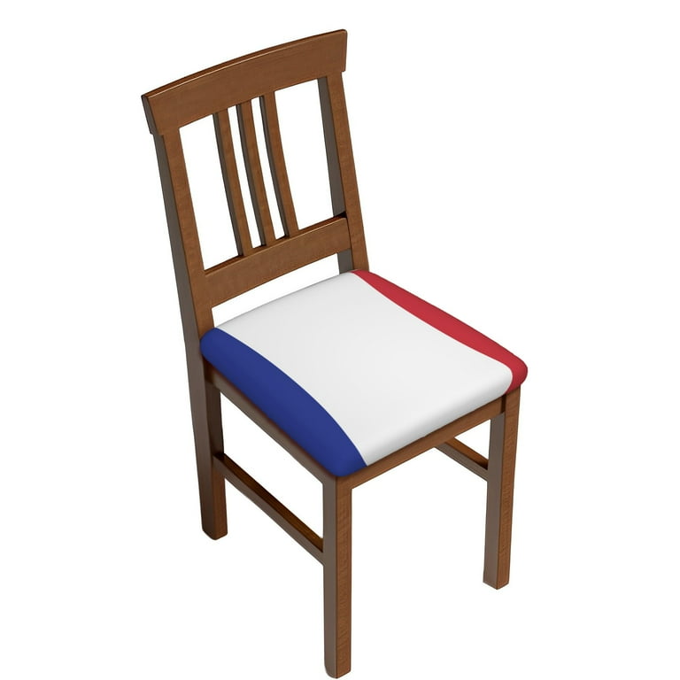 Stretch Chair Seat Covers France Flag French National Flags