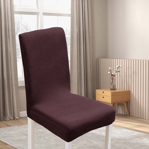 Stretch Chair Slipcover under $5! CQCYD Dining Chair Covers, Elastic Stretchable Slipcovers for Kitchen Chairs, Washable Seat Protection for Home Restaurant