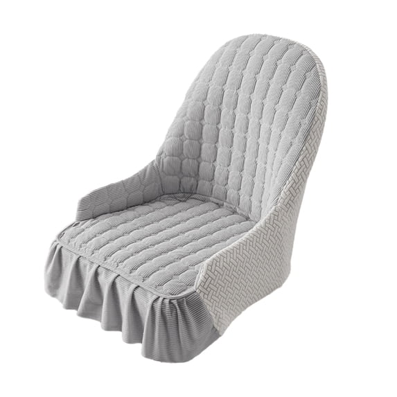 Stretch Chair Slipcovers for Dining Room & Kitchen – Full Cover Elastic Seat Protectors with Washable & Stain-Resistant Fabric, Warm & Elegant Decor for Home & Restaurant Settings