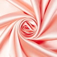 thumbnail image 1 of Stretch Charmeuse Shiny Polyester Lightweight (60 Inch) Satin Fabric By The Yard - For Sewing Apparel, Accessories, Bridal, Décor, & More - Peach (10 Yards), 1 of 2